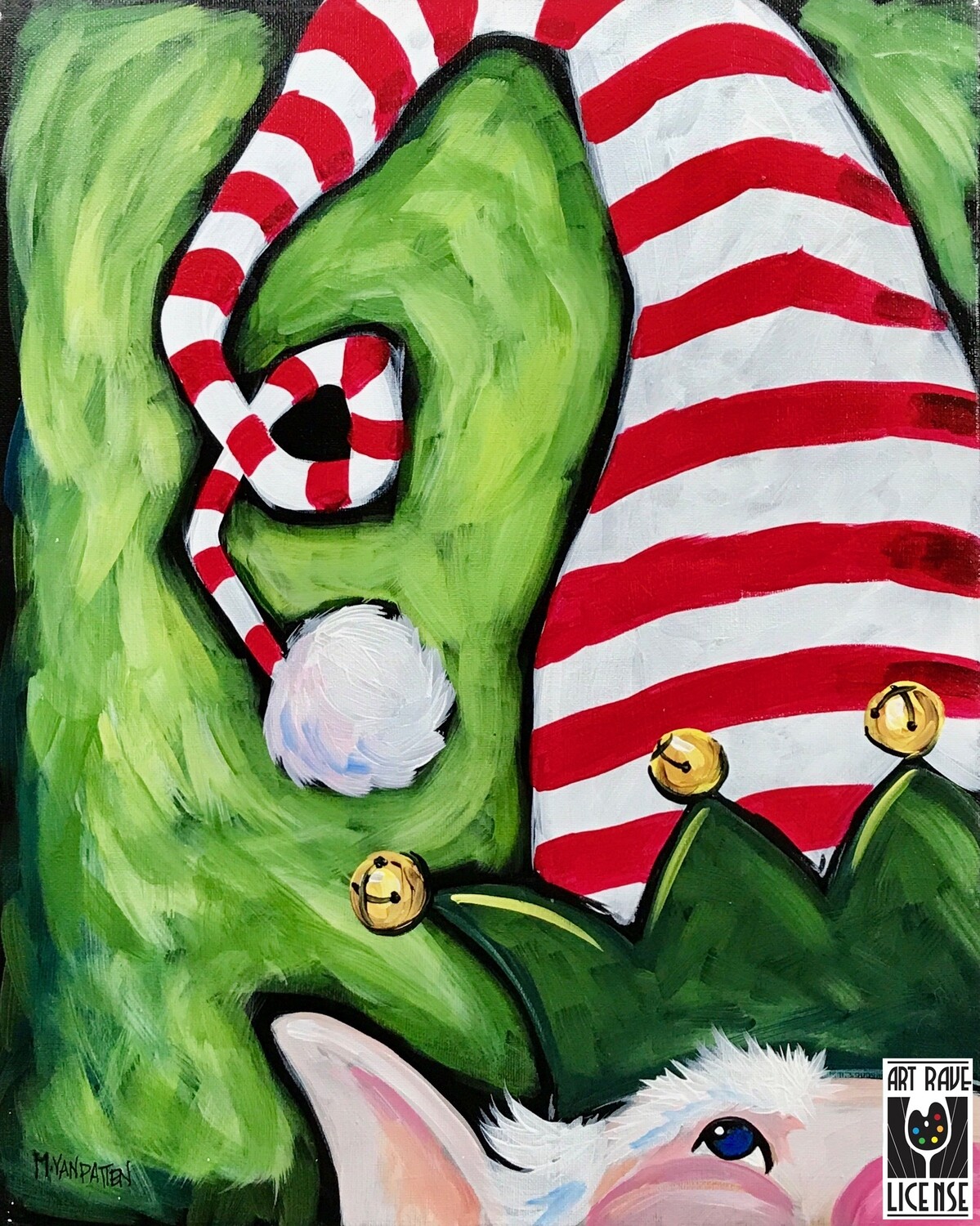 Buddy the Elf Painting