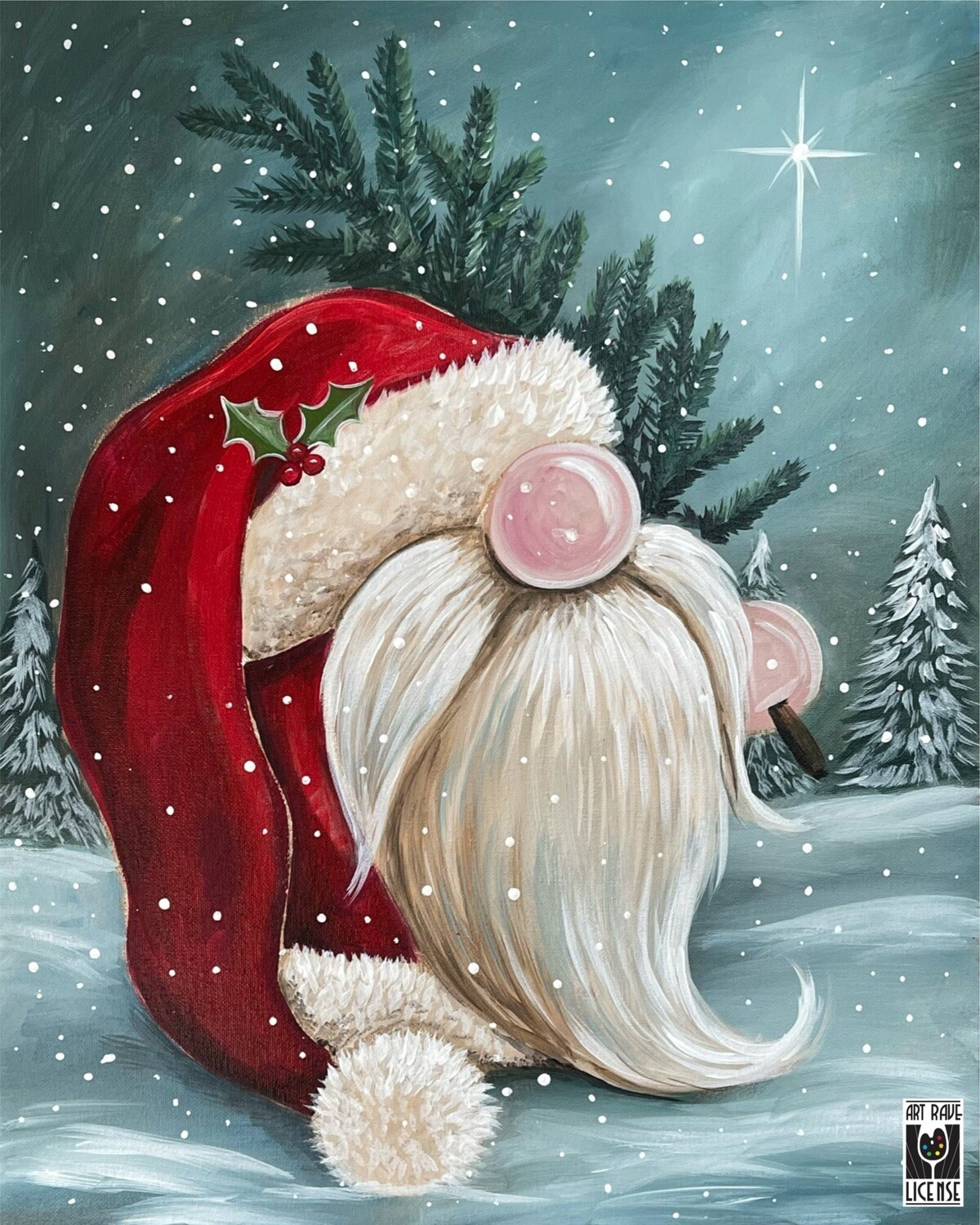 Old St. Nick Painting