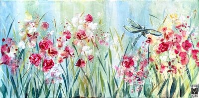Flower Meadow Painting