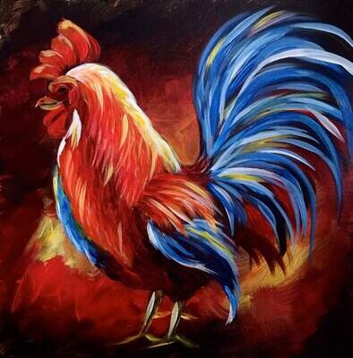 Rooster Painting
