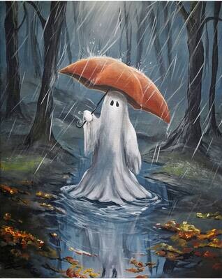 Ghost in the Rain Painting