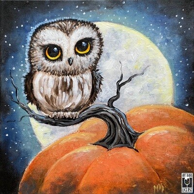 Little Hooter Painting