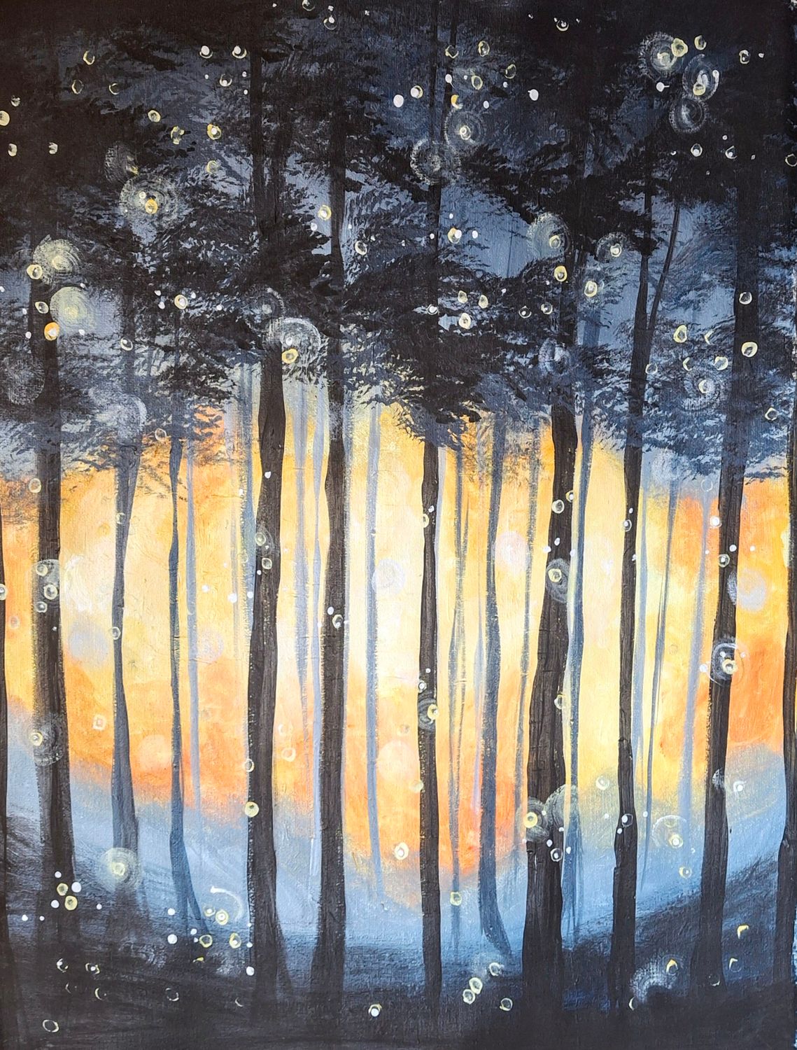 Forest Glow Painting
