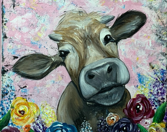 Blossom and Bovine Painting