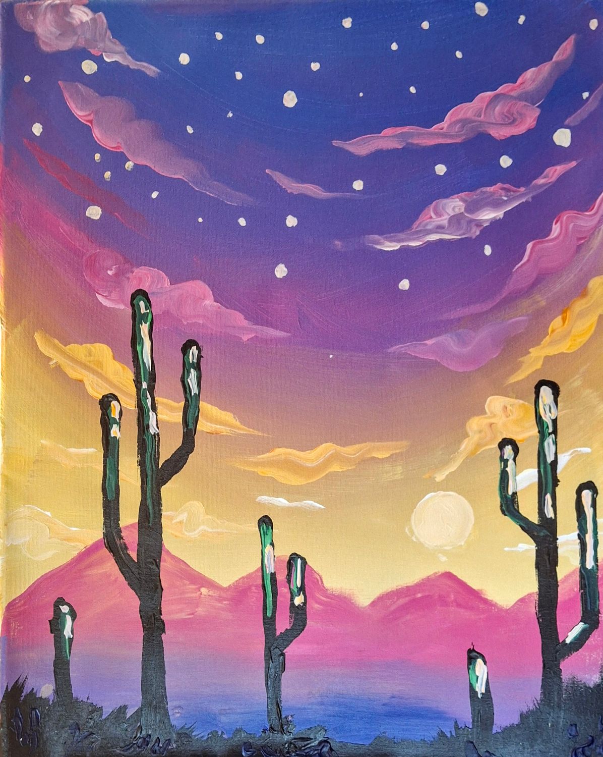 Dusk over the Dunes Painting @ Buzz Social