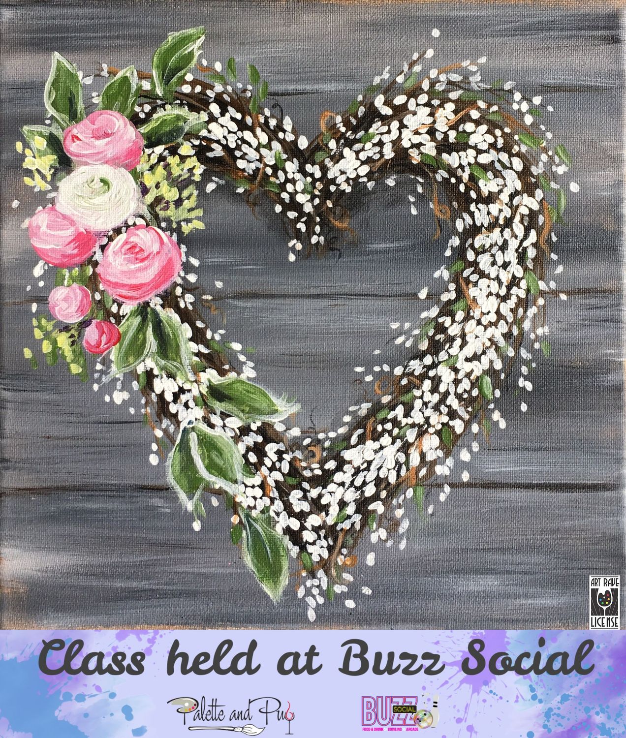 Sweet Heart Painting @ BUZZ SOCIAL Sweet Heart Painting @ BUZZ SOCIAL