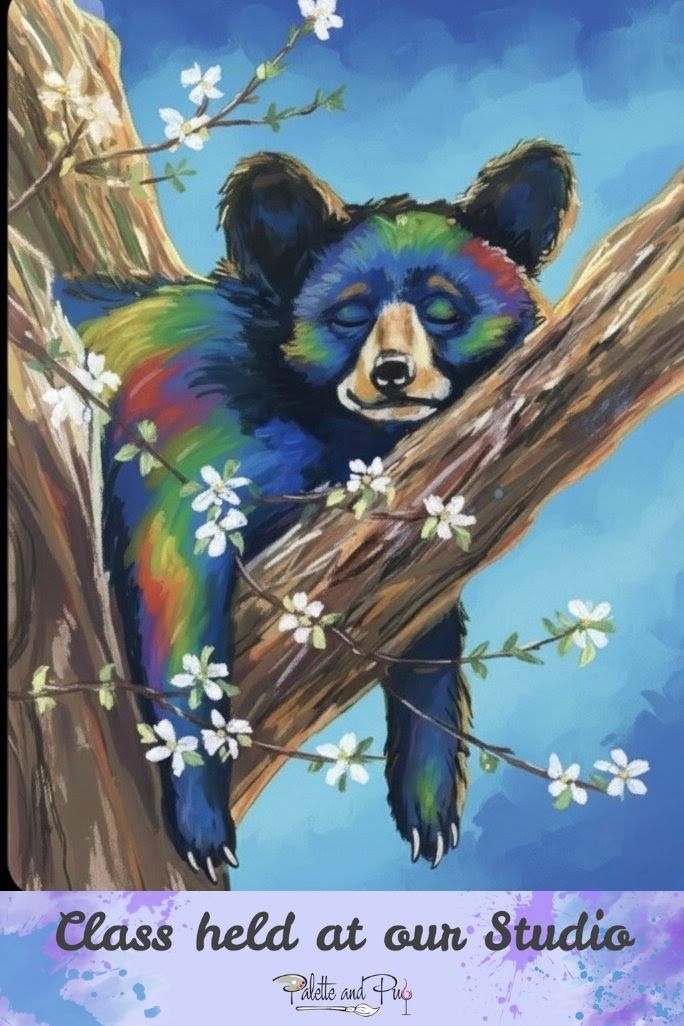Kaleidoscope Cub Painting