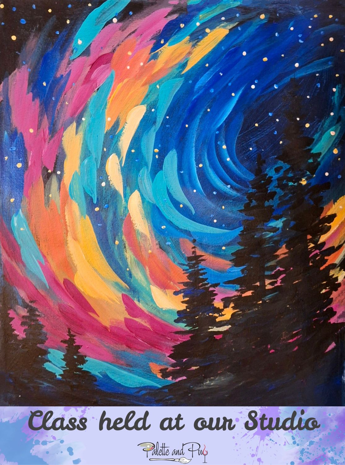 When Stars Dream in Color Painting When Stars Dream in Color Painting