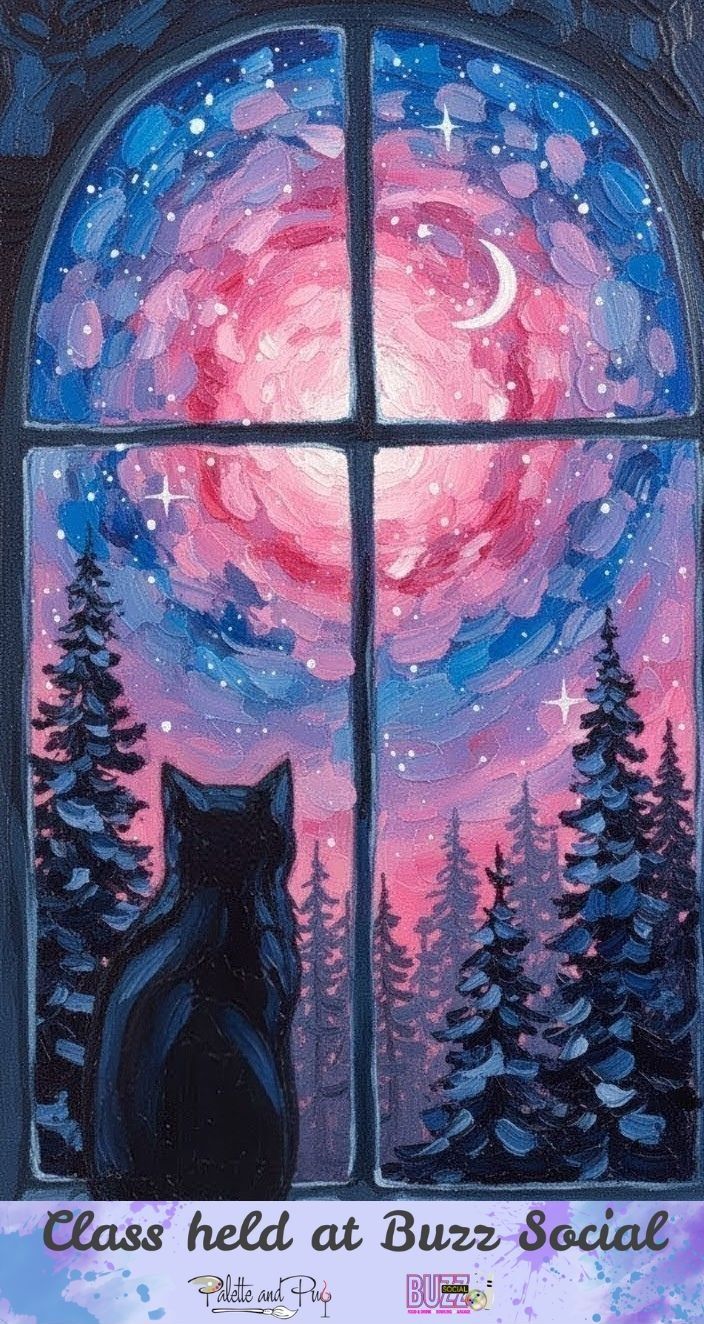 Window Watcher Painting @ BUZZ SOCIAL