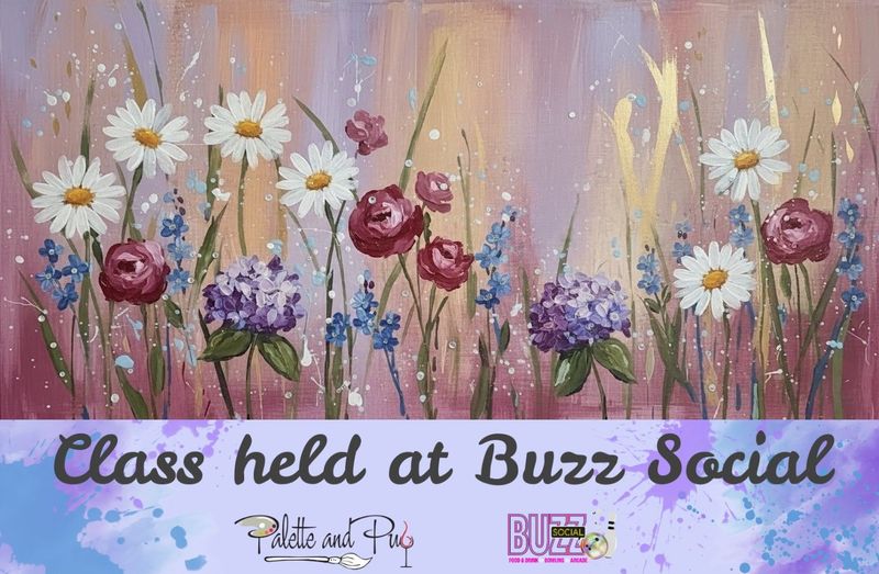 Gilded Garden "Bling Painting" @ BUZZ SOCIAL