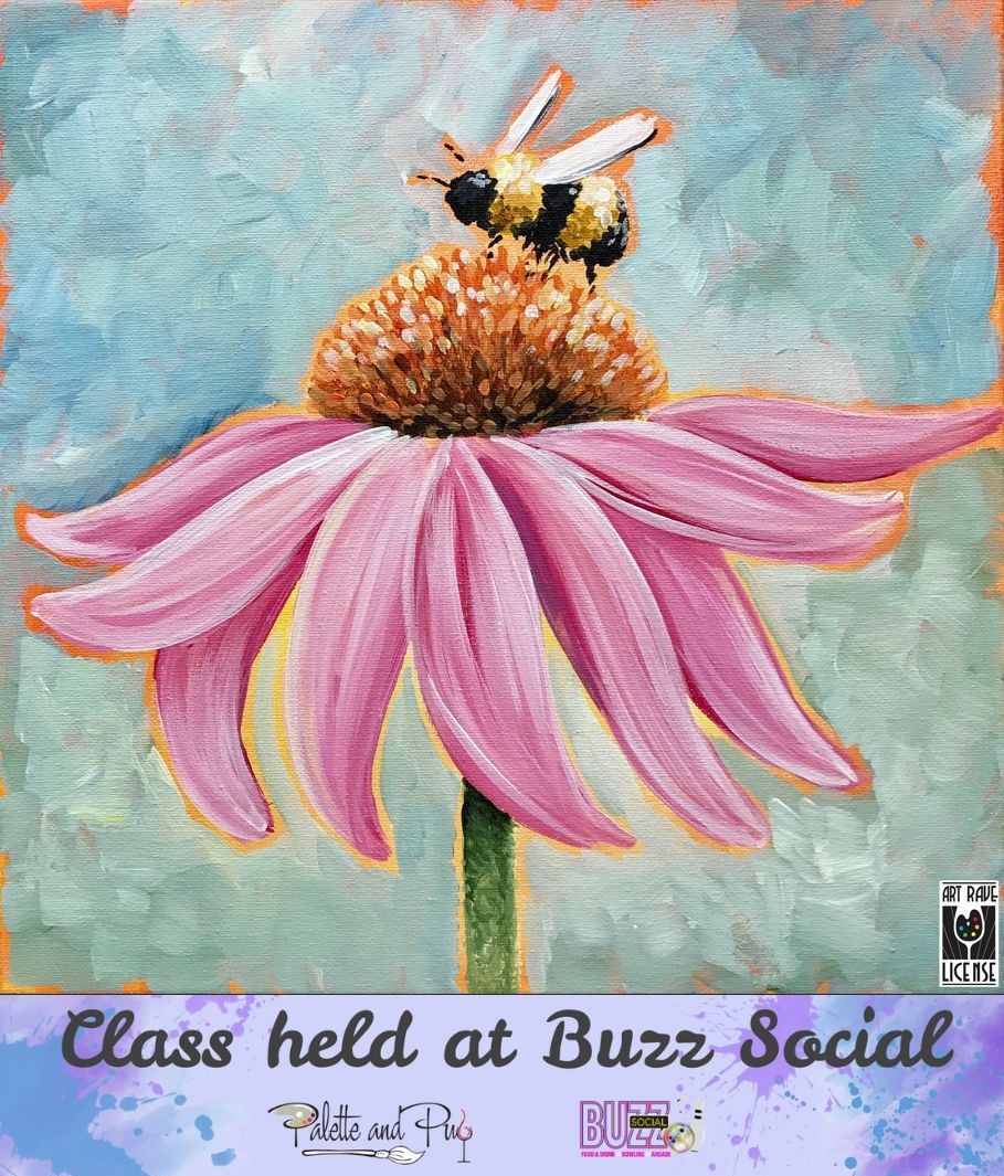 Bee Happy Painting @ BUZZ SOCIAL Bee Happy Painting @ BUZZ SOCIAL