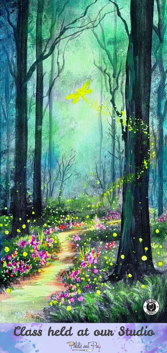 Enchanted Forest "Bling Painting"