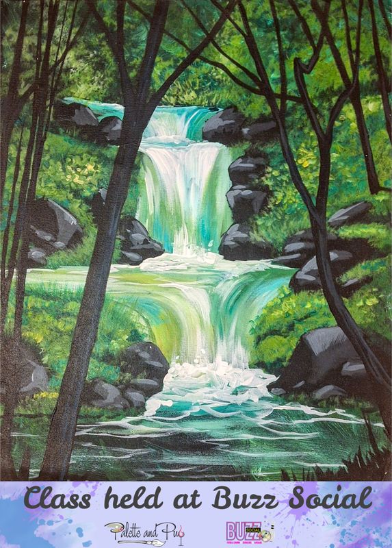 Forest Falls Painting @ BUZZ SOCIAL