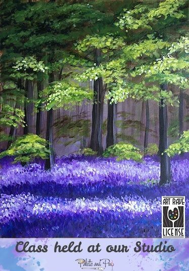 Violet Woods Painting