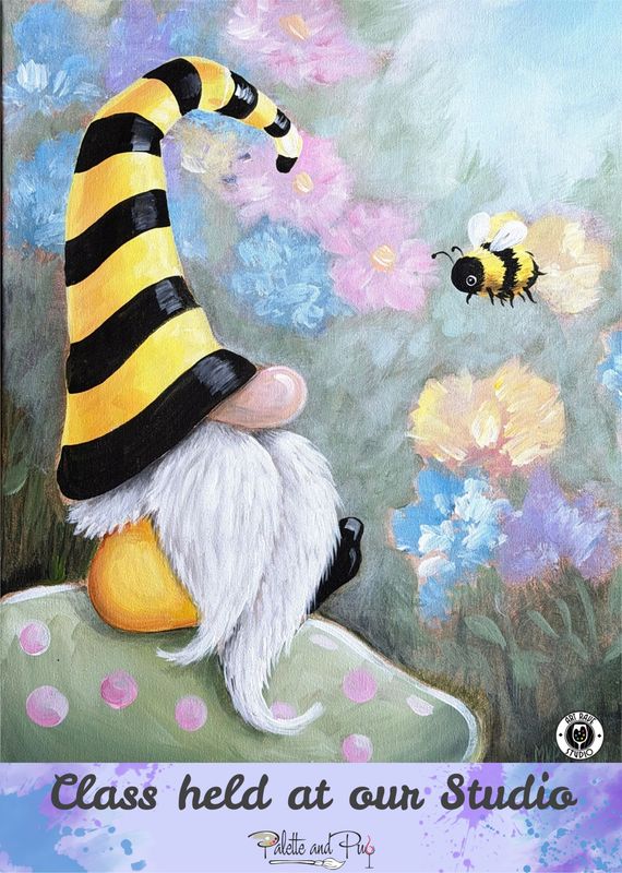 Let's Bee Friends Painting