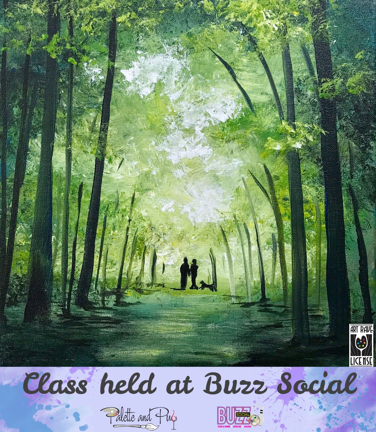 Summer Lane Painting @ BUZZ SOCIAL