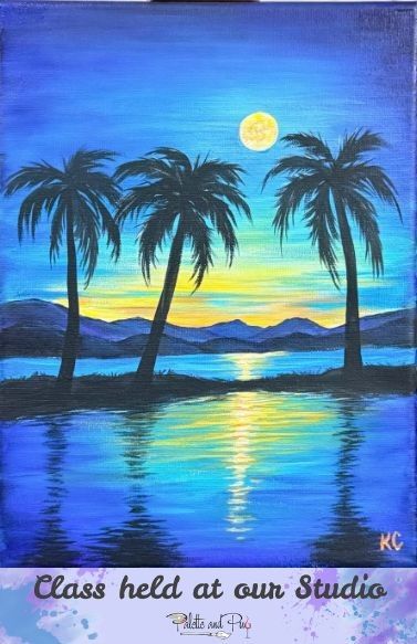 Luna's Lagoon Painting