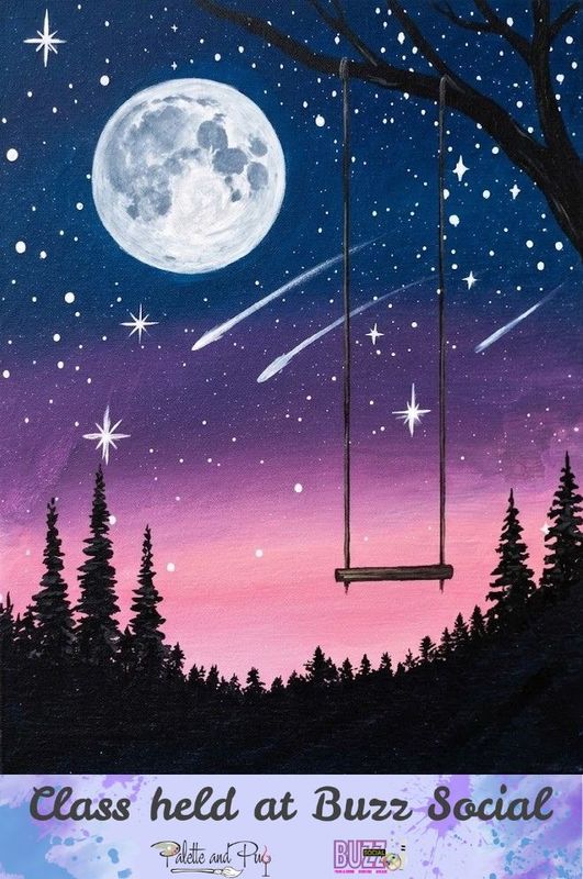 Starlit Escape Painting @ BUZZ SOCIAL