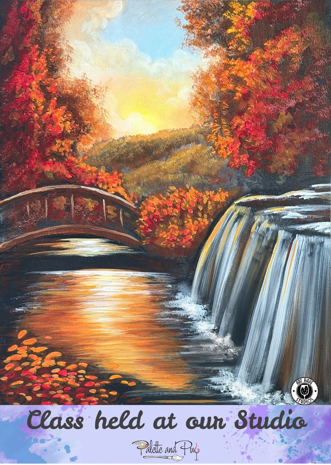 Amber Reflections Painting