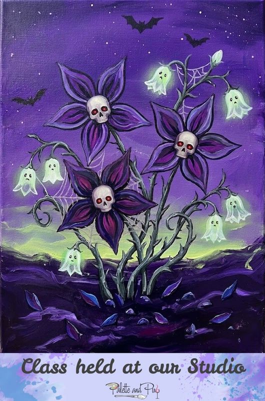 Nightshade Garden Painting