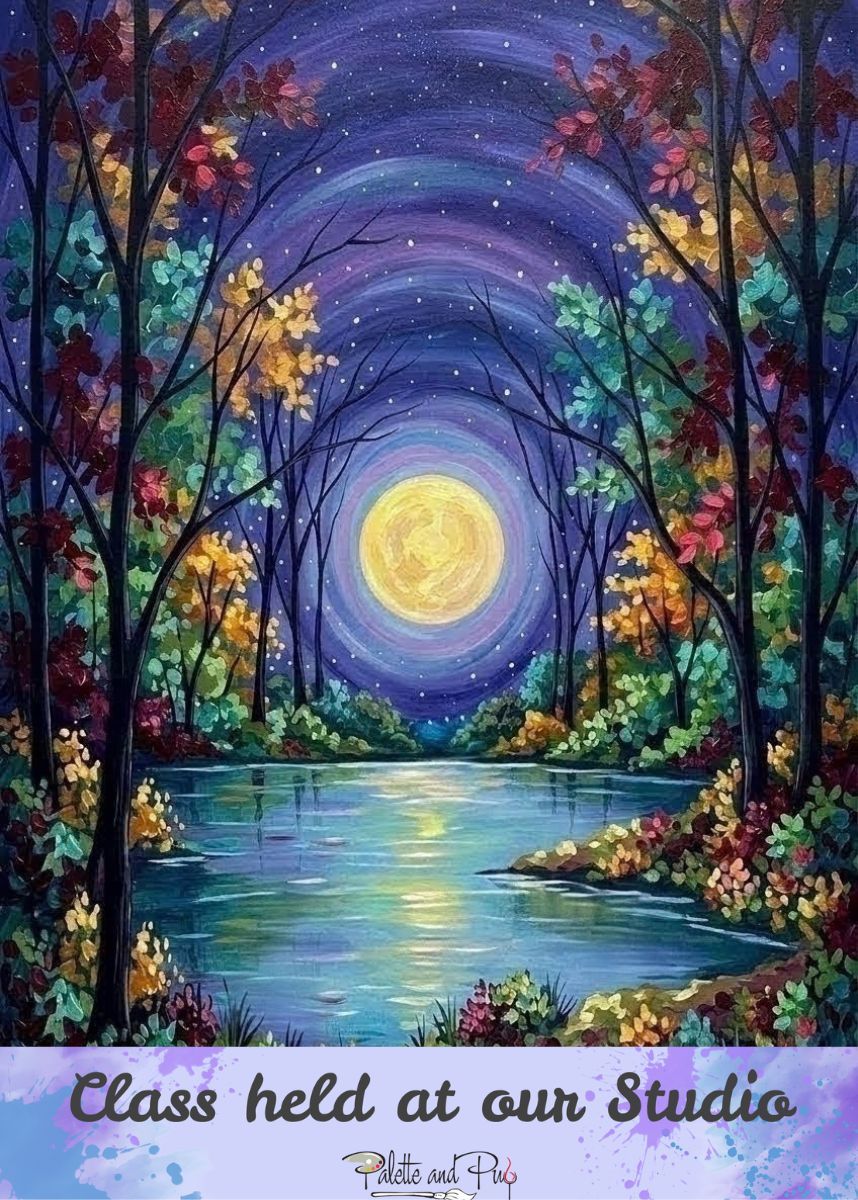 Midnight Harvest Glow Painting Midnight Harvest Glow Painting