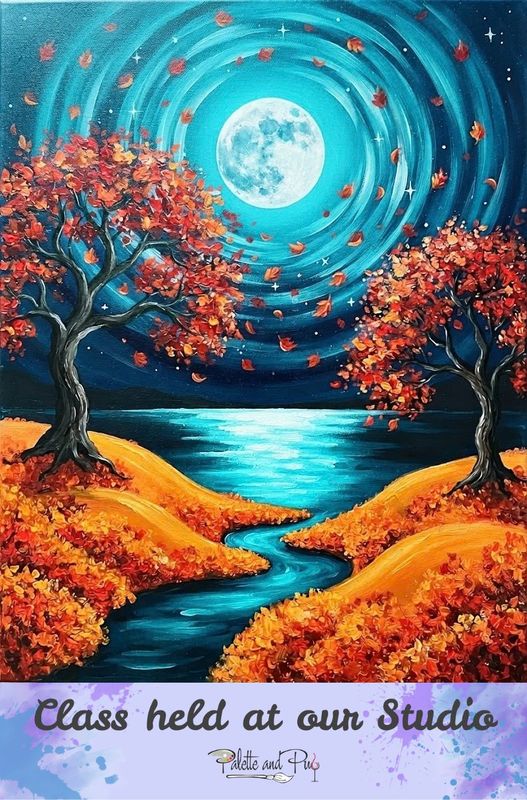 Teal Tides Painting