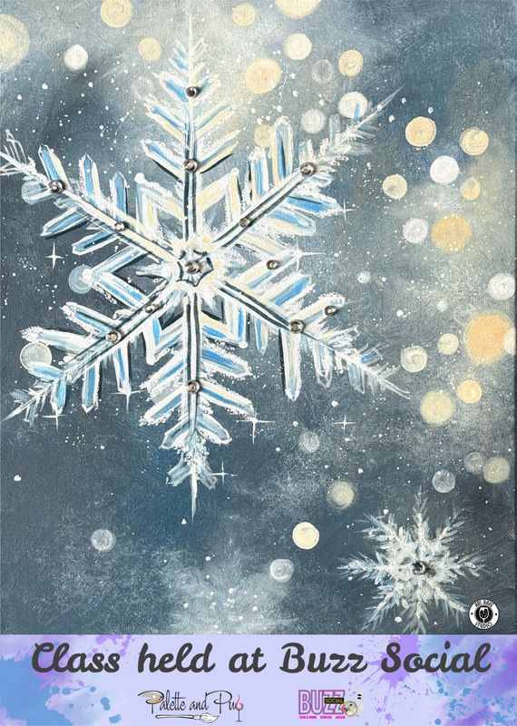 Silent Snowflake "Bling Painting" @ BUZZ SOCIAL