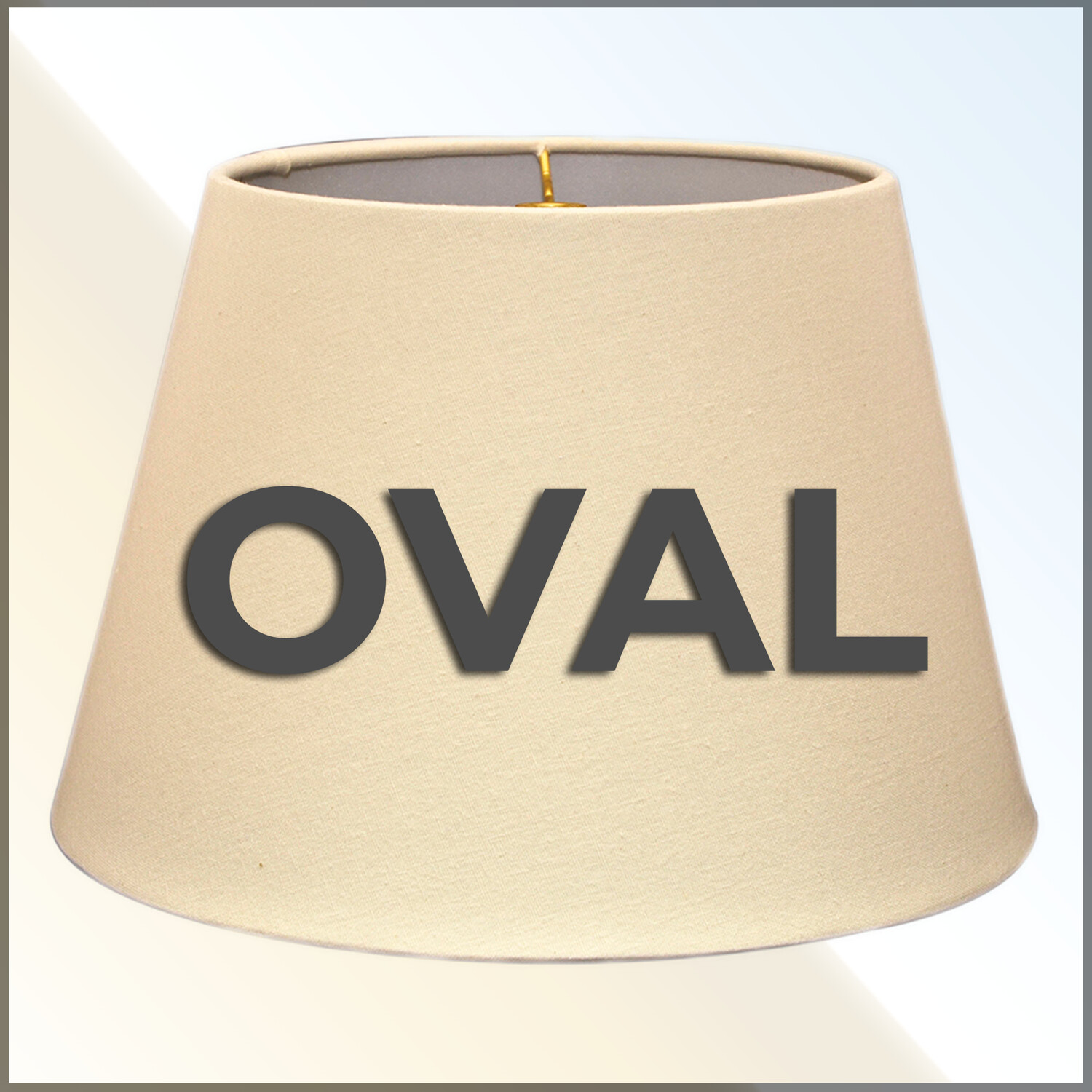 Custom Oval Lampshade