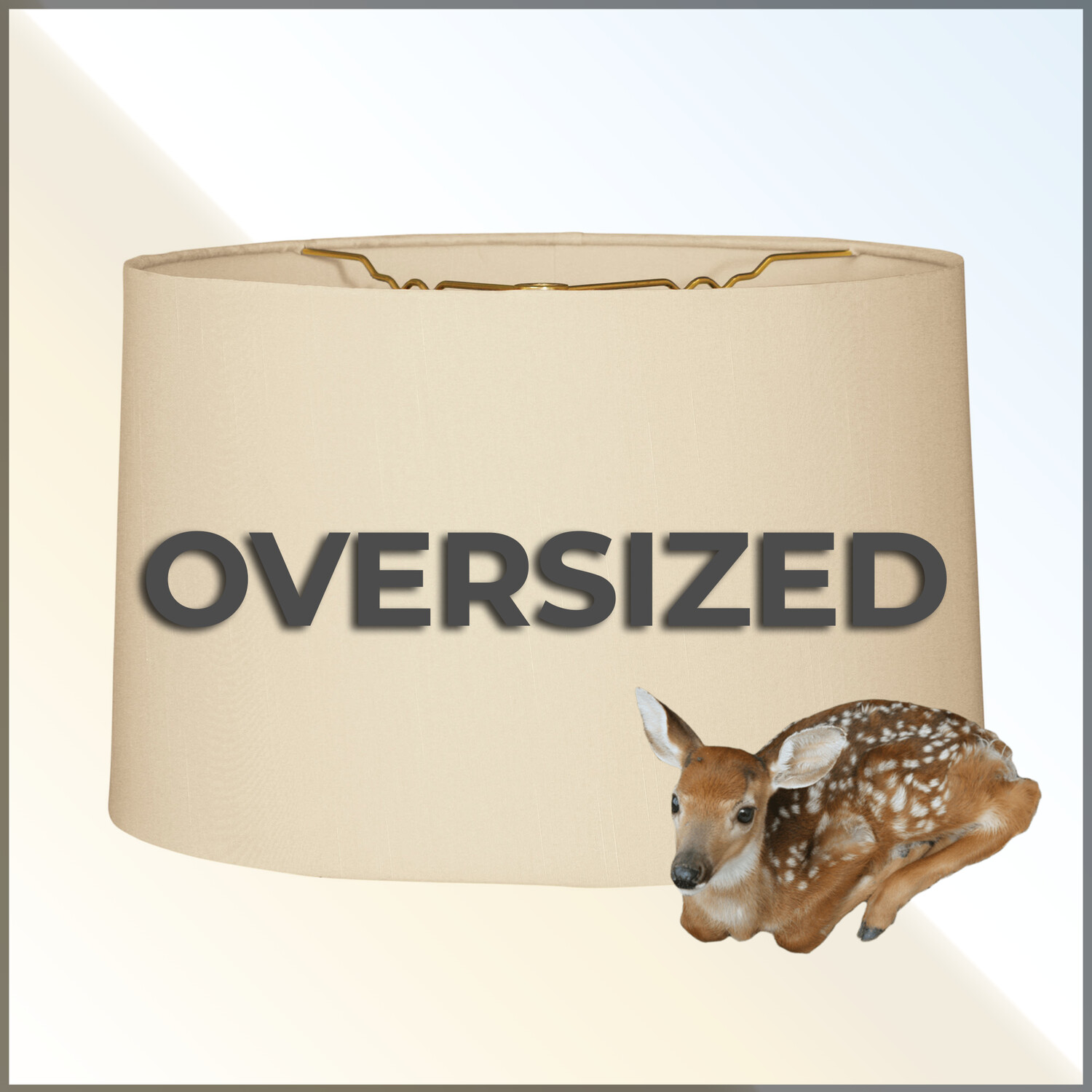 Custom Oversized/Commercial Lampshade - Round