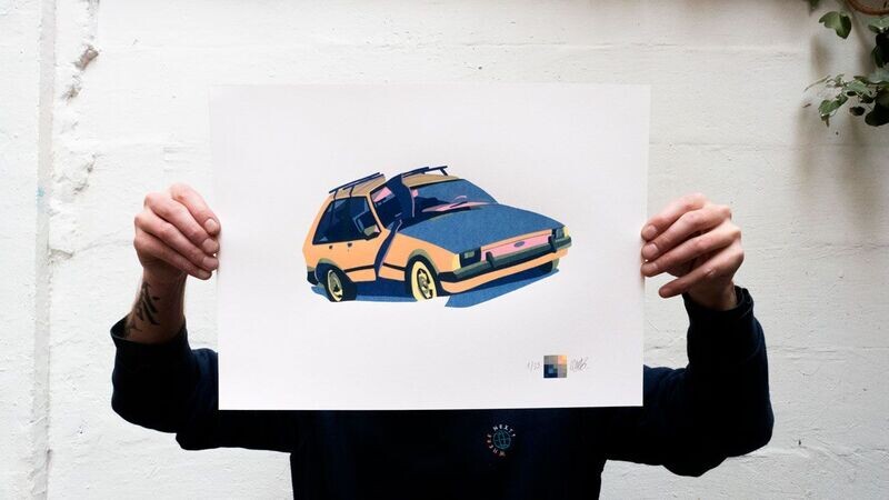 MEXICO - BEIRUT  / screen printing