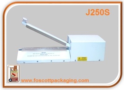 J250S Heat Sealer, For use with wicketed polypropylene bags. £130.00 Exc Vat