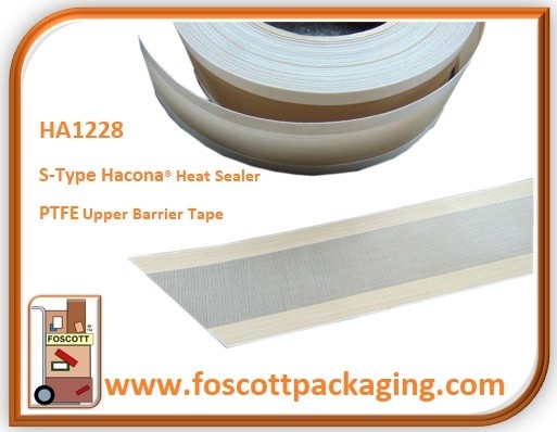 HA1228 PTFE Tape for Hacona® S-TYPE Heat Sealers, £4.20 + Vat