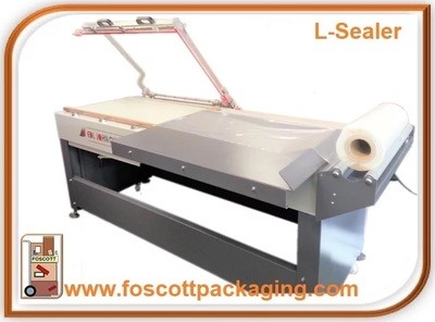 S121 Model EDL John Quinn L-Sealer, 3 Wire - Seal / cut / seal (Impulse), Price on request.