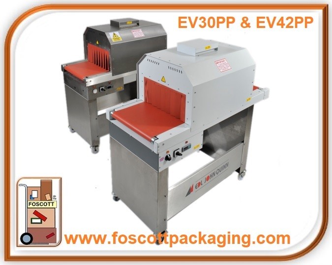 EV42PP EDL John Quinn Shrink Tunnel, Power epoxy stove enamel finish, £3655.00 + Vat​