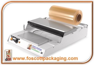 TW45 Mantle® Hand Tray Stretch Over- wrapper, White epoxy painted finish, £231.67 + Vat