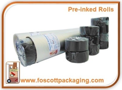 ROL1BL Pre-inked Rolls ​, Black RX​, £95.68 + Vat