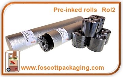 ROL2BL Pre-inked Rolls, Black RX​, £94.00 + Vat