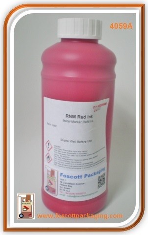 4059R Metal Marking Ink Refill, 1 ltr, Red, £49.50 + Vat