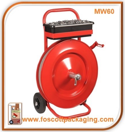 MW60 Mobile Steel Dispenser - Foscott Packaging, £132.00 + Vat