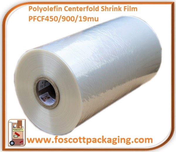 PFCF450/900/19 Polyolefin Centerfold Shrink Film, £124.00 + Vat