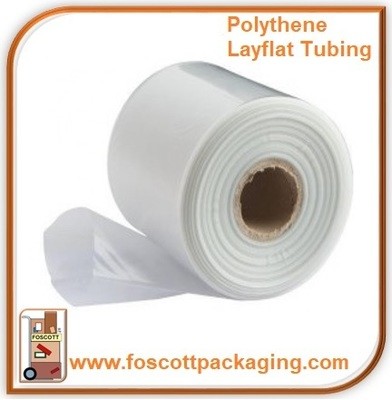 PT252 Polythene Layflat Tubing - clear, 2" wide, £17.64 + Vat