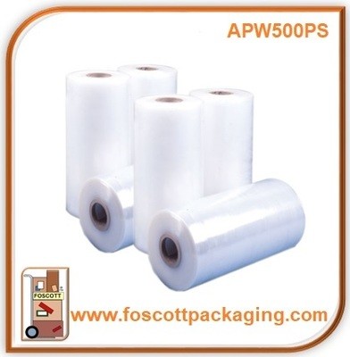 PW500PS Pallet Wrap Shrink Film, Pre - Stretched, clear 23 micron cast polythene stretch film, £40.95 + Vat