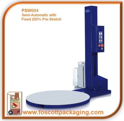PSW004 Optimax® Semi-Automatic Pallet Wrapping Turntable With Fixed 200% Pre-Stretch, £6157.00 + Vat