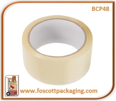 BCP48 PP Acrylic Adhesive​ Clear Tape 25mu, £28.08 + Vat