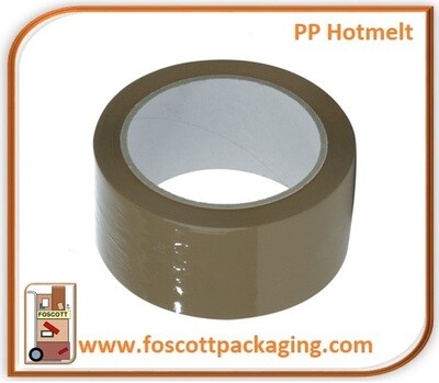 BHP48 PP Hotmelt Adhesive Buff Tape 28mu, £37.44 + Vat