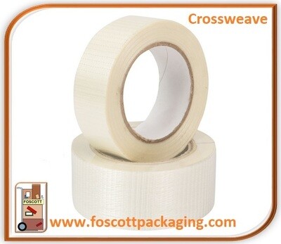 CRT25 Pacplus® 25mm Crossweave Tape, £128.88 + Vat Per Case