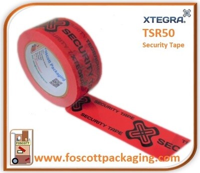 TSR50 Tegracheck® Red OPEN VOID Security Tape, £21.95 + Vat each