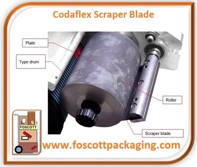 CFSB50 Codaflex Scraper Blade 54mm, For Codaflex 50 Model, Pack of 10 blades