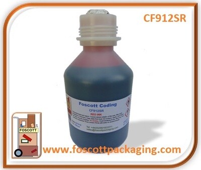 CF912SR Codaflex Ink Bottle, Red, Instant Drying, 500ml, £34.00 + Vat