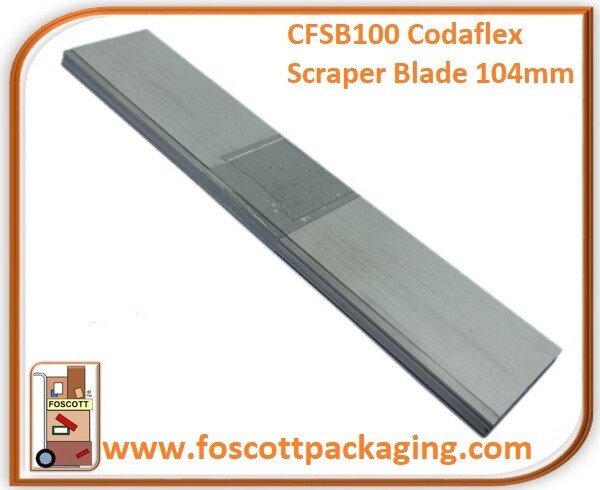 CFSB100 Codaflex Scraper Blade 104mm, For Codaflex 100 Model, Pack of 10 blades